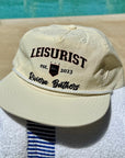 Designer Men’s Resort Wear, Swim Shorts & Luxury Swimwear Accessories | Riviera Bathers | Swim Trunks | Country Club Hat | Cream