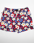 Designer Men’s Resort Wear, Swim Shorts & Luxury Swimwear Accessories | Riviera Bathers | Swim Trunks | Eden | Colorful Floral Print | Flowers